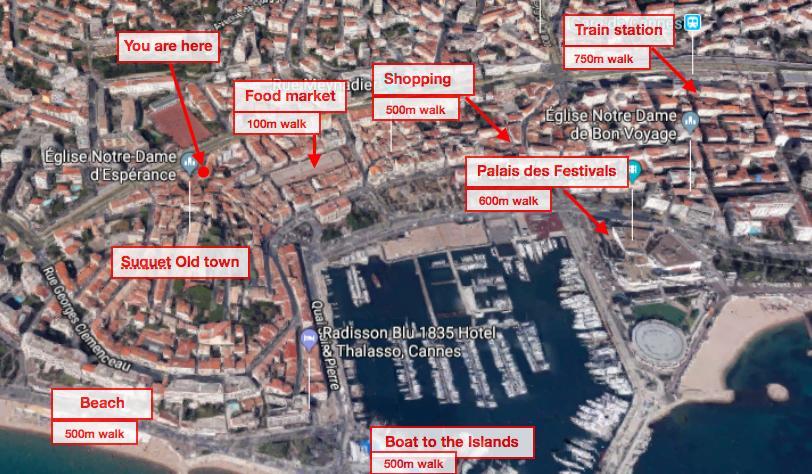 Forville Cannes Buitenkant foto